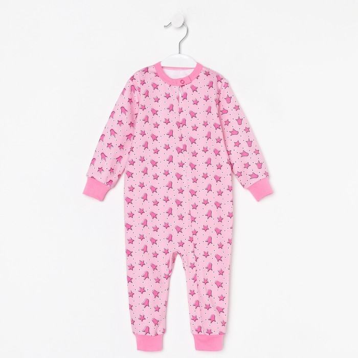 Комбинезон детский, цвет розовый/короны, рост 80 см
Комбинезон детский, цвет розовый/короны, рост 80 см