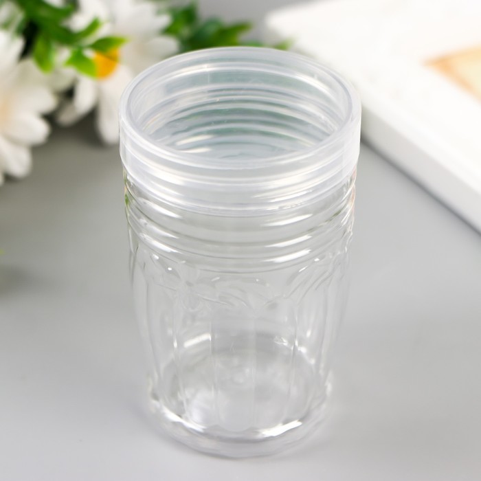 Баночка для скрапбукинга пластик "Рельеф" 190 мл прозрачная 9х5,5х5,5 см
Баночка для скрапбукинга пластик "Рельеф" 190 мл прозрачная 9х5,5х5,5 см