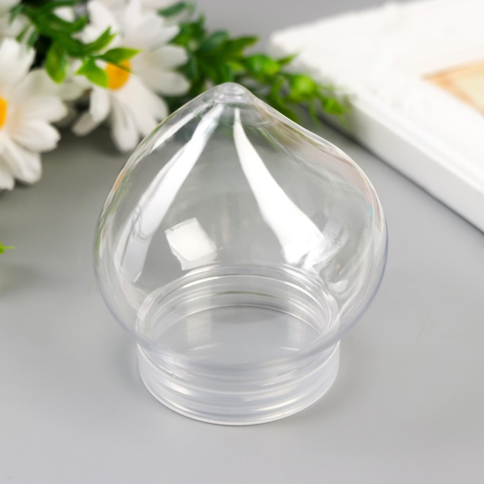 Баночка для скрапбукинга пластик "Капелька" 195 мл прозрачная 8,5х7,5х7,5 см 
Баночка для скрапбукинга пластик "Капелька" 195 мл прозрачная 8,5х7,5х7,5 см