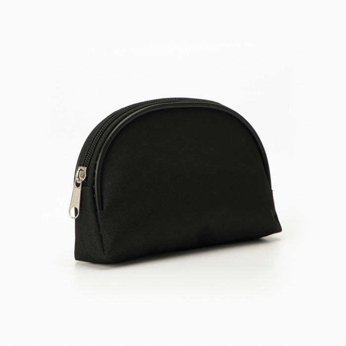Косметичка на молнии, цвет чёрный 
Косметичка на молнии, цвет чёрный