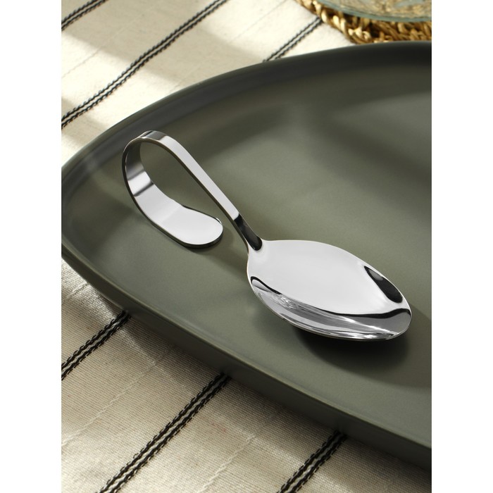 Ложка для подачи закусок из нержавеющей стали Curve, 13,5×4×4 см, цвет серебряный
Ложка для подачи закусок из нержавеющей стали Curve, 13,5×4×4 см, цвет серебряный