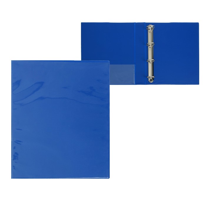 Папка, формат А4, 55 мм "Панорама" на 4-х кольцах, с передним прозрачным карманом, синяя, до 400 листов
Папка, формат А4, 55 мм "Панорама" на 4-х кольцах, с передним прозрачным карманом, синяя, до 400 листов