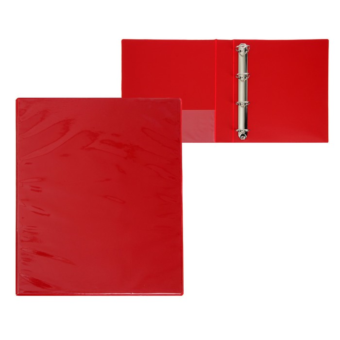 Папка, формат А4, 55 мм "Панорама" на 4-х кольцах, с передним прозрачным карманом, красная, до 400 листов
Папка, формат А4, 55 мм "Панорама" на 4-х кольцах, с передним прозрачным карманом, красная, до 400 листов