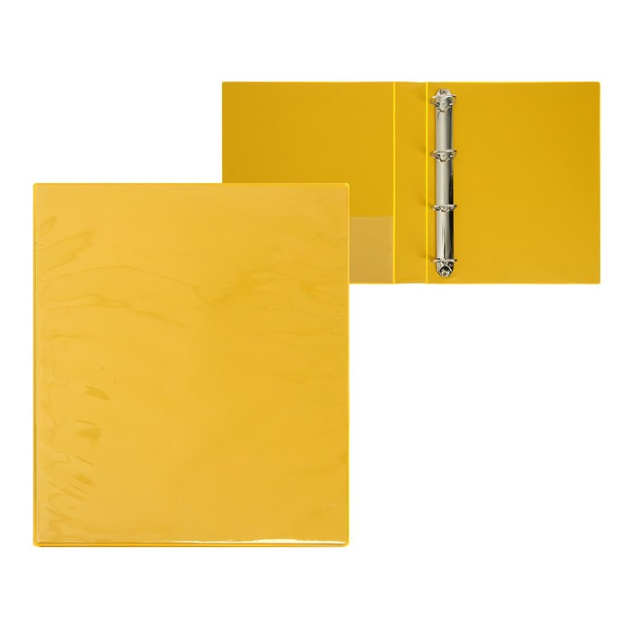 Папка "Панорама" А4, 55 мм на 4-х кольцах, с передним прозрачным карманом, до 400 листов, жёлтая
Папка "Панорама" А4, 55 мм на 4-х кольцах, с передним прозрачным карманом, до 400 листов, жёлтая