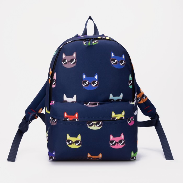 Рюкзак на молнии, цвет синий
Рюкзак на молнии, цвет синий