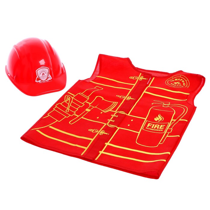 Набор игровой «МЧС» жилет, каска
Набор игровой «МЧС» жилет, каска