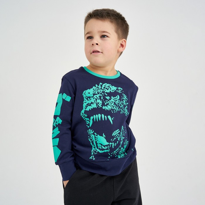 Лонгслив для мальчика, цвет синий/мята, рост 122 см
Лонгслив для мальчика, цвет синий/мята, рост 122 см