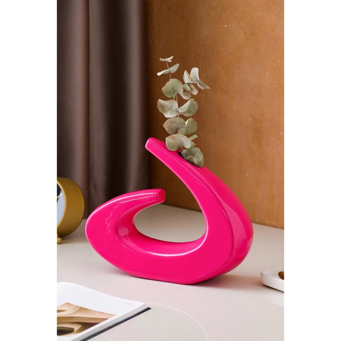 Ваза керамическая "Изида", настольная, фукси, 30 см
Ваза керамическая "Изида", настольная, фукси, 30 см