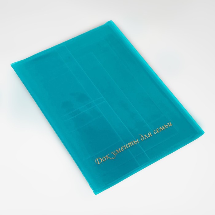 Папка для 3 комплектов документов, цвет бирюзовый
Папка для 3 комплектов документов, цвет бирюзовый