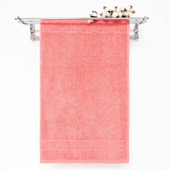 Полотенце махровое с греческим бордюром 50х90 см, SUNKIST CORAL, хлопок 100%, 430г/м2
Полотенце махровое с греческим бордюром 50х90 см, SUNKIST CORAL, хлопок 100%, 430г/м2
