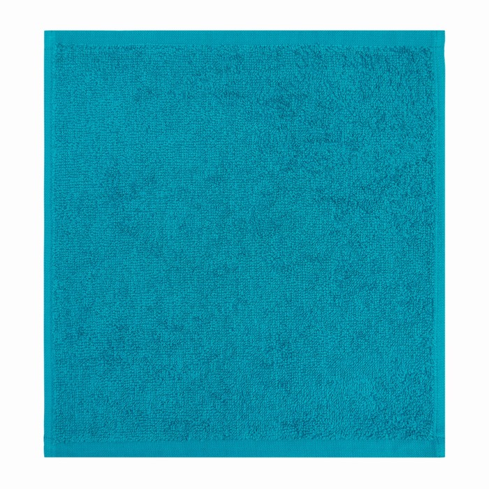 фото Полотенце махровое "этель" 30*30 см, цв. темно-голубой, 100% хлопок, 340 г/м2