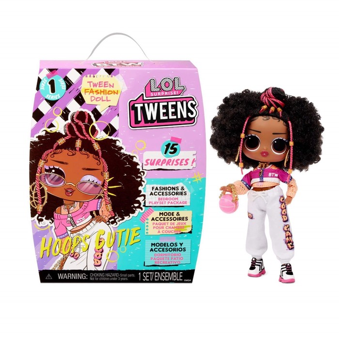 Кукла Lol Tweens Doll- Hoops Cutie
Кукла Lol Tweens Doll- Hoops Cutie