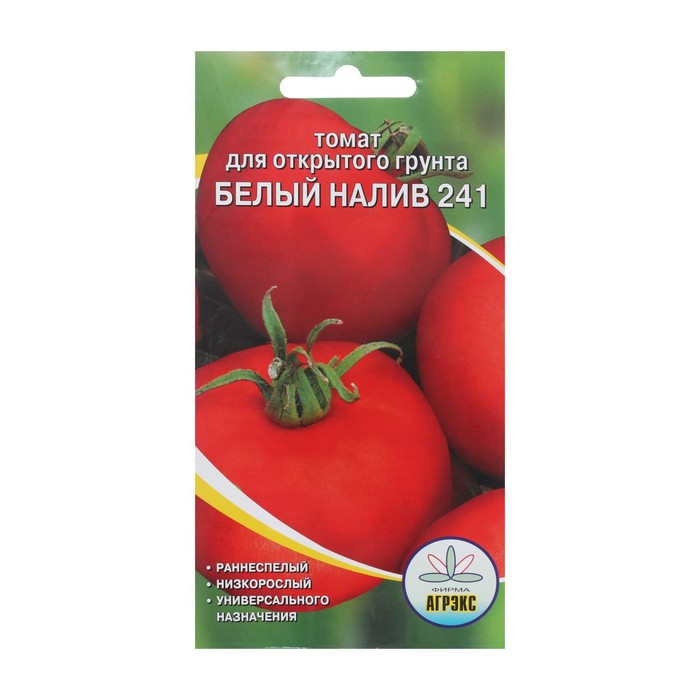 Семена Томат "Белый Налив 241", 20 шт
Семена Томат "Белый Налив 241", 20 шт