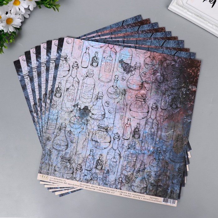 Бумага для скрапбукинга "Волшебные снадобья" 30,5х30,5 см 300гр/м2
Бумага для скрапбукинга "Волшебные снадобья" 30,5х30,5 см 300гр/м2