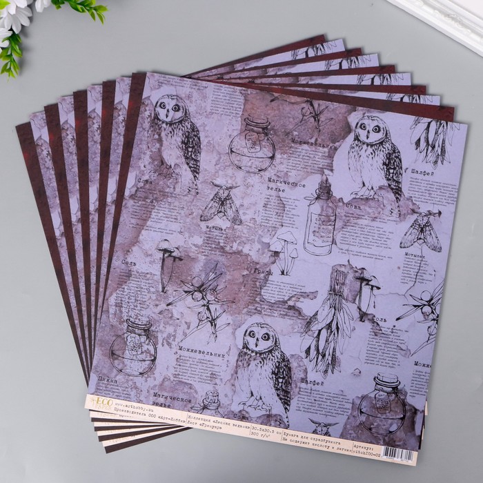 Бумага для скрапбукинга "Гримуар" 30,5х30,5 см 300гр/м2
Бумага для скрапбукинга "Гримуар" 30,5х30,5 см 300гр/м2