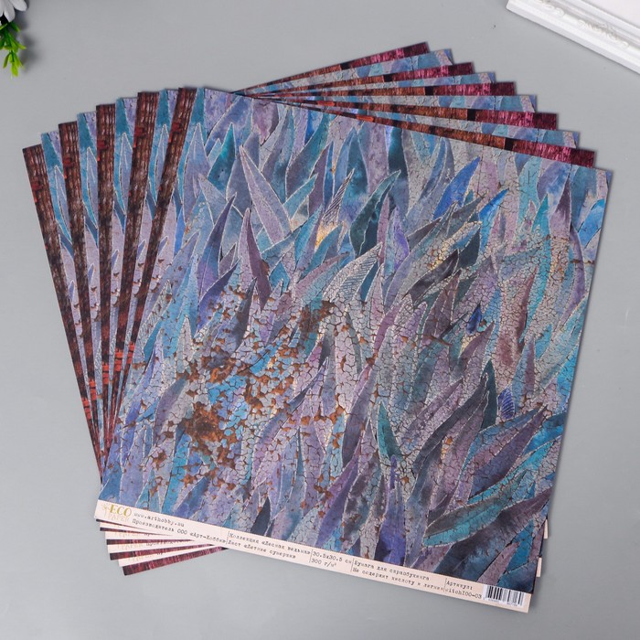 Бумага для скрапбукинга "Летние сумерки" 30,5х30,5 см 300гр/м2
Бумага для скрапбукинга "Летние сумерки" 30,5х30,5 см 300гр/м2