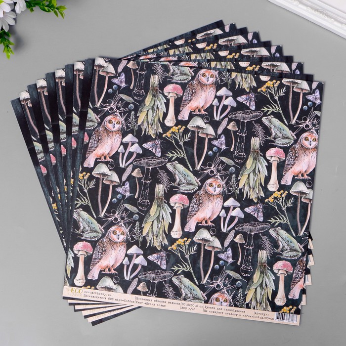 Бумага для скрапбукинга "Песня совы" 30,5х30,5 см 300гр/м2
Бумага для скрапбукинга "Песня совы" 30,5х30,5 см 300гр/м2