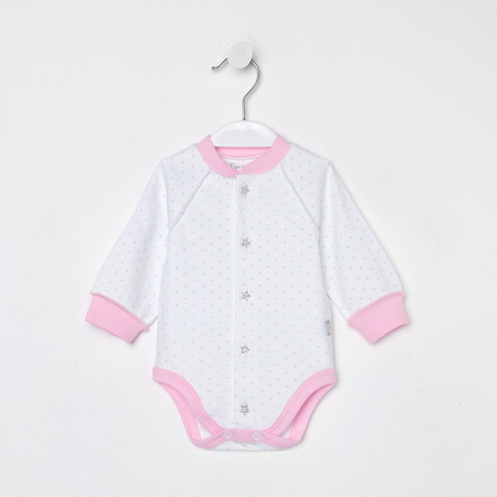 Боди для девочки, цвет белый/розовый, рост 62
Боди для девочки, цвет белый/розовый, рост 62