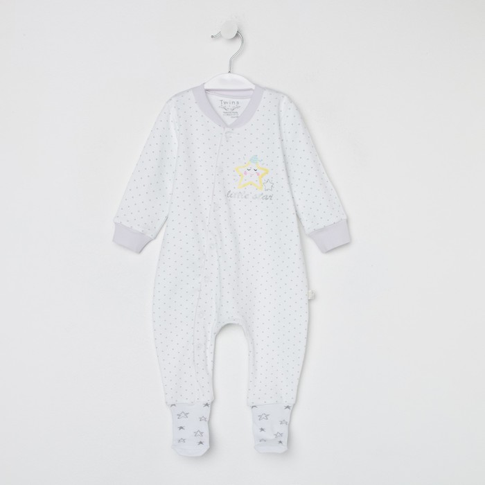 Комбинезон детский, цвет белый/серый, рост 74
Комбинезон детский, цвет белый/серый, рост 74