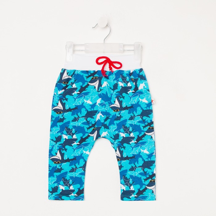 Штанишки для мальчика, цвет белый/акулы, рост 80
Штанишки для мальчика, цвет белый/акулы, рост 80