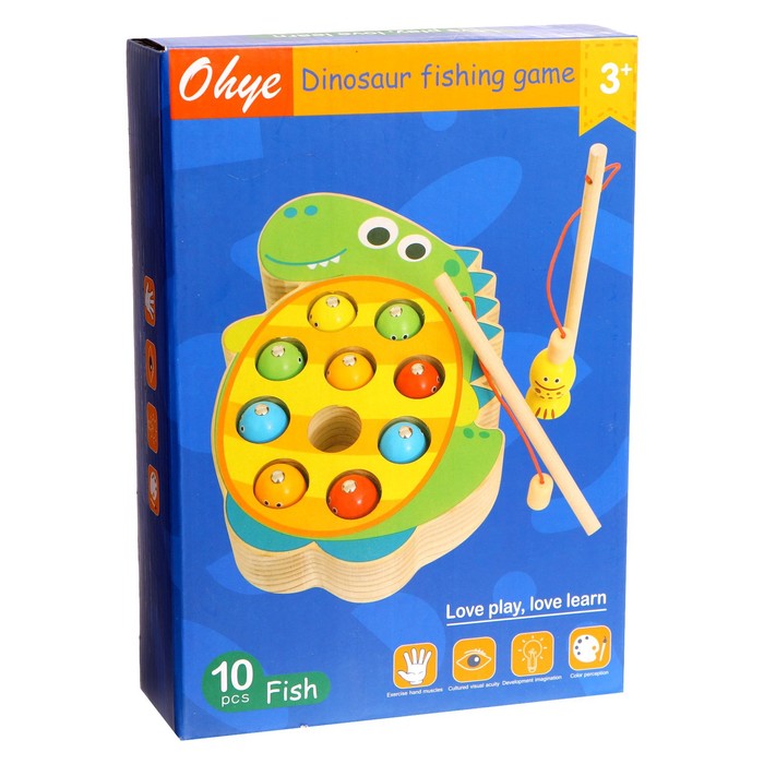 Детская развивающая рыбалка «Динозавр» 23×15×4 см
Детская развивающая рыбалка «Динозавр» 23×15×4 см