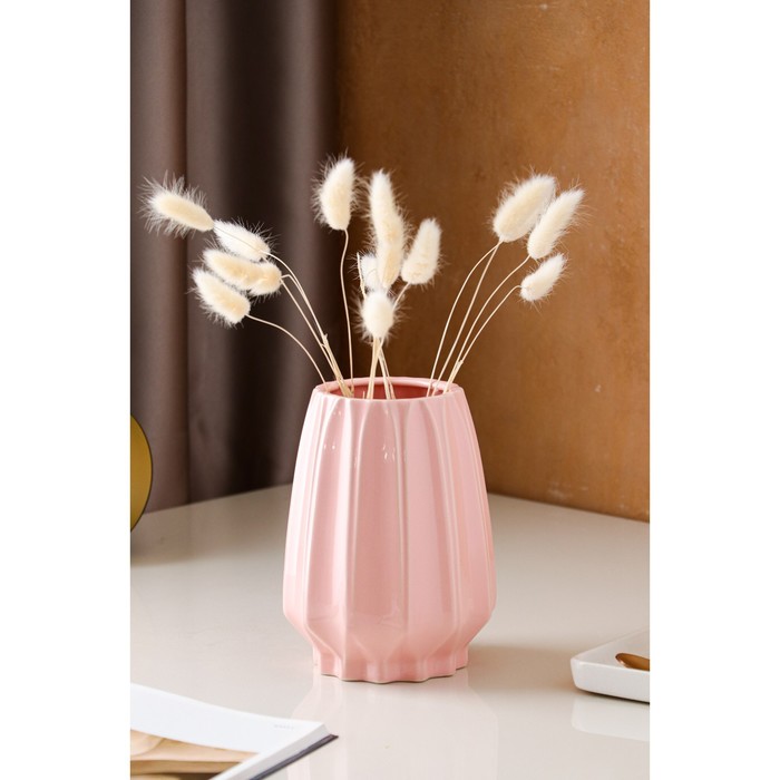 Ваза керамическая "Оригами", настольная, геометрия, глянец, розовая, 18 см
Ваза керамическая "Оригами", настольная, геометрия, глянец, розовая, 18 см