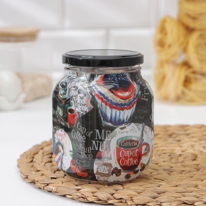 Банка для сыпучих продуктов «Кофе брейк», 650 мл
Банка для сыпучих продуктов «Кофе брейк», 650 мл