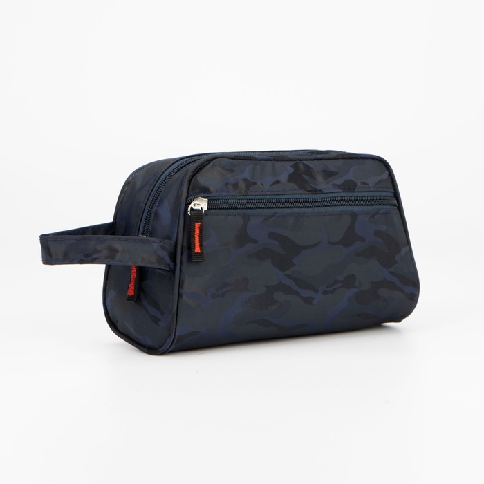 Косметичка на молнии, наружный карман, цвет синий
Косметичка на молнии, наружный карман, цвет синий