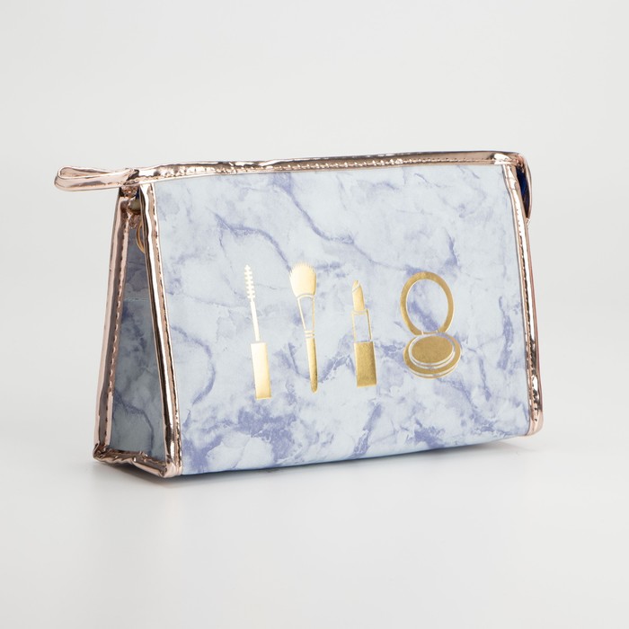 Косметичка на молнии, цвет голубой
Косметичка на молнии, цвет голубой