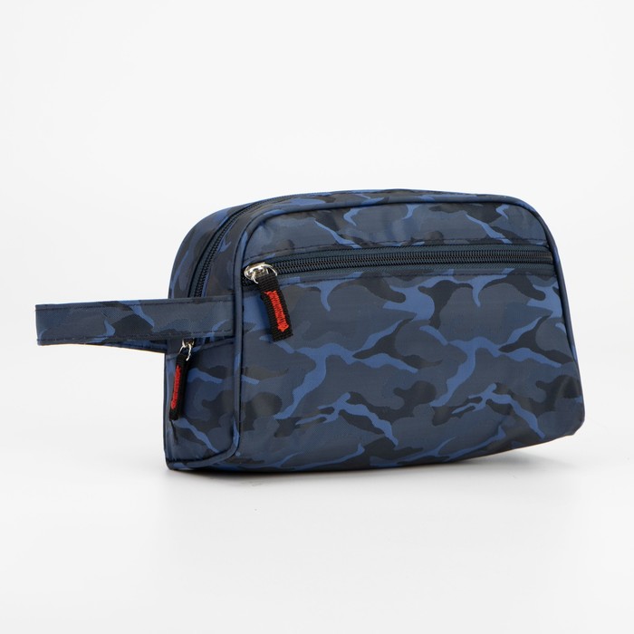 Косметичка на молнии, наружный карман, цвет светло-синий
Косметичка на молнии, наружный карман, цвет светло-синий