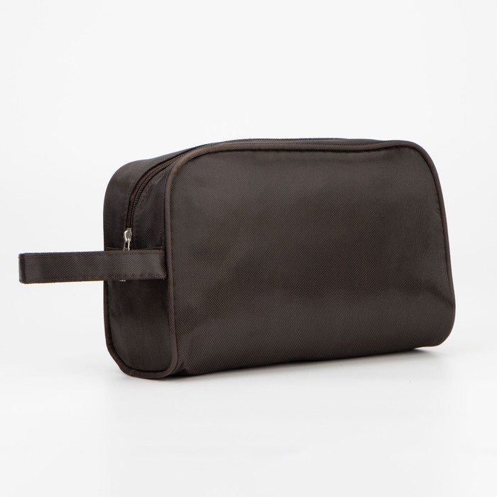 Косметичка на молнии, цвет коричневый
Косметичка на молнии, цвет коричневый