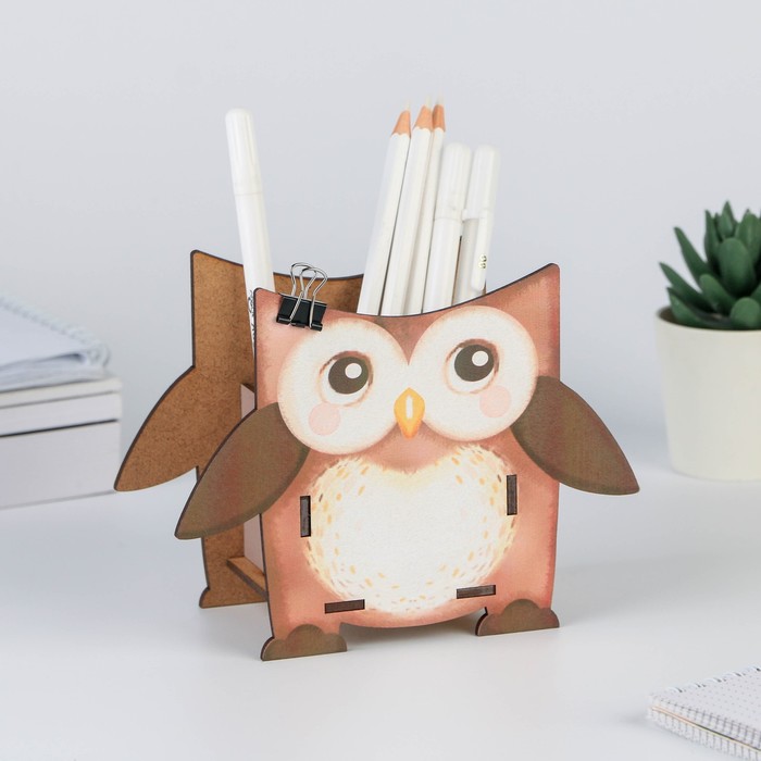 Органайзер для карандашей "Сова" 160х122х72 мм
Органайзер для карандашей "Сова" 160х122х72 мм