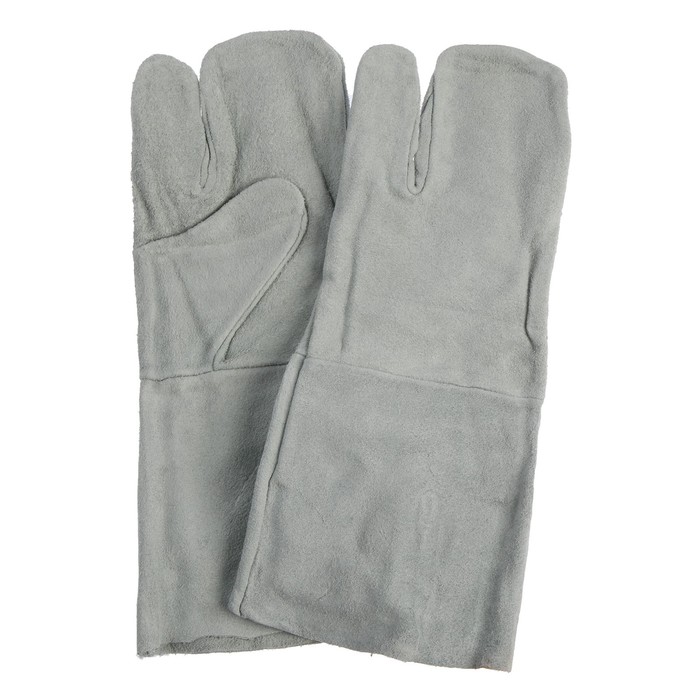 Краги сварщика спилковые 3-палые, 35 см, серые
Краги сварщика спилковые 3-палые, 35 см, серые