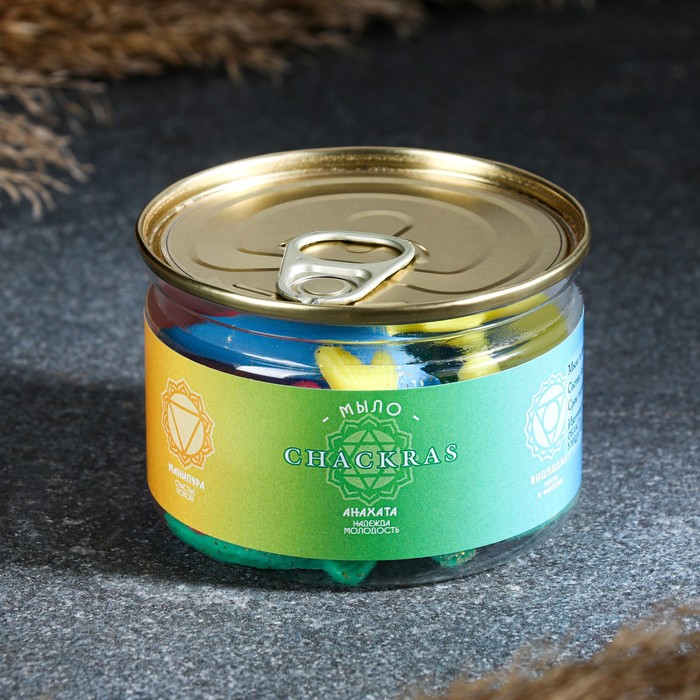Набор мыла в банке "Chackras" 
Набор мыла в банке "Chackras"