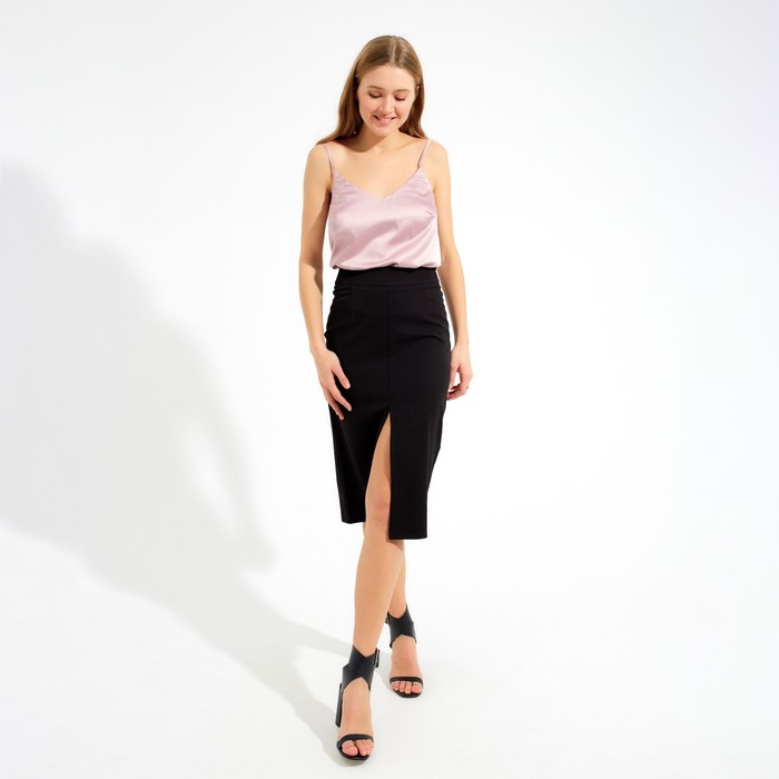 фото Топ женский minaku: "silk pleasure", цвет светло-розовый, размер 42