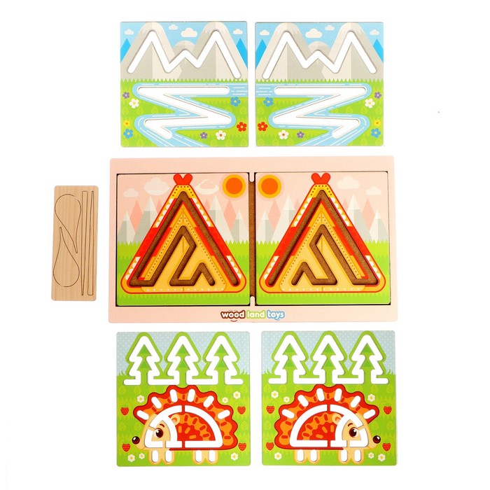 Настольная игра Межполушарная доска «В лесу»
Настольная игра Межполушарная доска «В лесу»