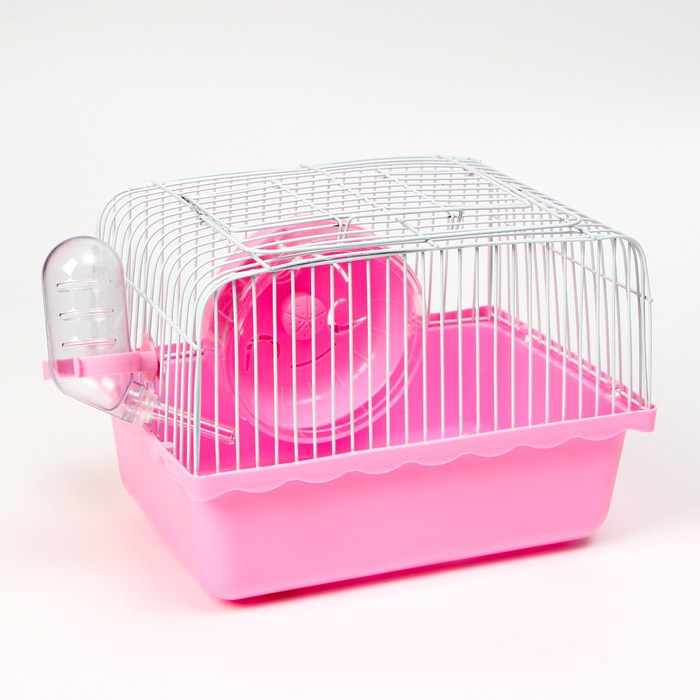 Клетка для грызунов, розовая, 23 х 17 х 17 см
Клетка для грызунов, розовая, 23 х 17 х 17 см