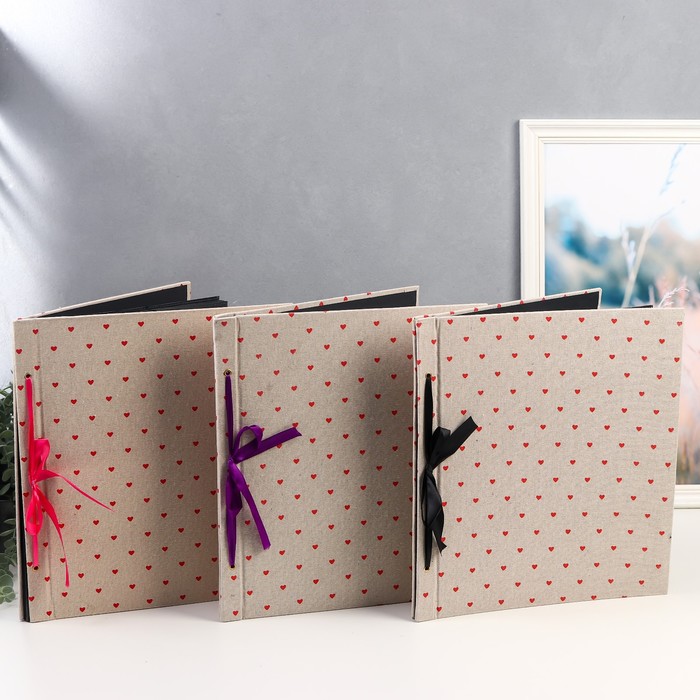 Фотоальбом на 200 фото 10х15 см "Мелкие сердечки" текстиль, чёрные листы 5х35х36 см, МИКС
Фотоальбом на 200 фото 10х15 см "Мелкие сердечки" текстиль, чёрные листы 5х35х36 см, МИКС