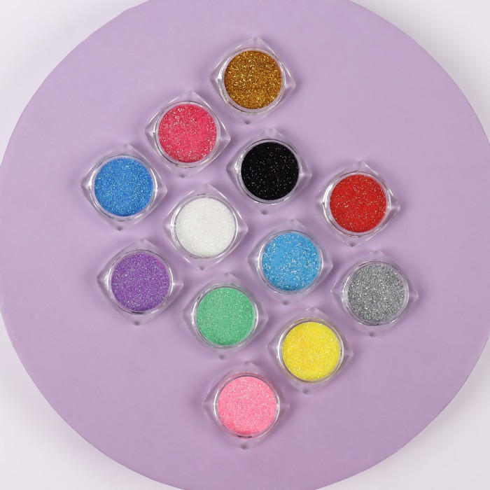 Блёстки для декора, мелкие, в пластиковом органайзере, набор 12 баночек, разноцветные
Блёстки для декора, мелкие, в пластиковом органайзере, набор 12 баночек, разноцветные