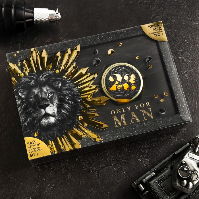 Набор Only for men: чай с апельсином и шоколадом 50 г., крем-мёд с апельсином 120 г.
Набор Only for men: чай с апельсином и шоколадом 50 г., крем-мёд с апельсином 120 г.