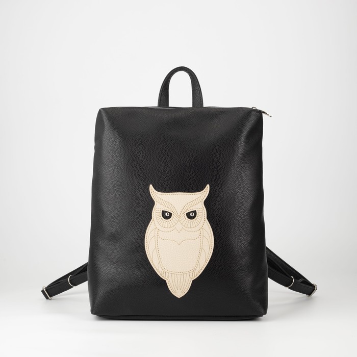 Рюкзак на молнии, цвет чёрный
Рюкзак на молнии, цвет чёрный