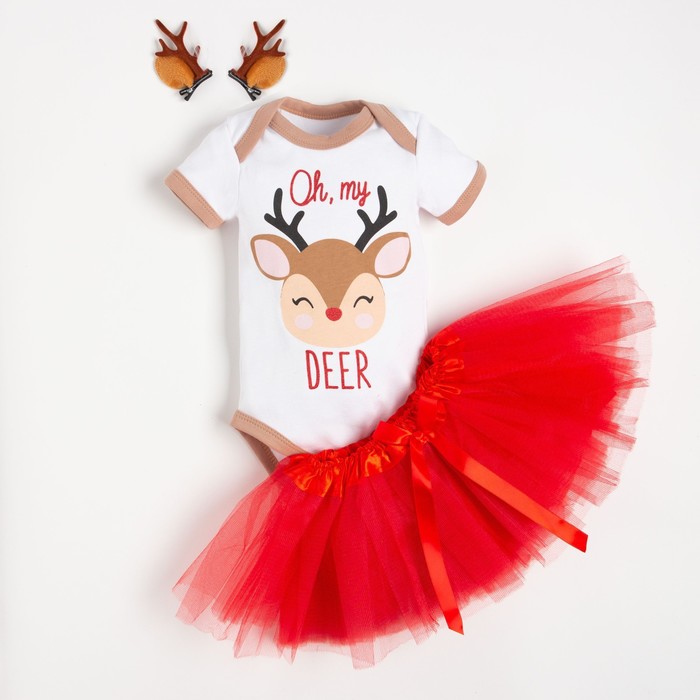 Набор Крошка Я: боди, юбка, заколки "Олеша", белый/красный, рост 68-74 см
Набор Крошка Я: боди, юбка, заколки "Олеша", белый/красный, рост 68-74 см