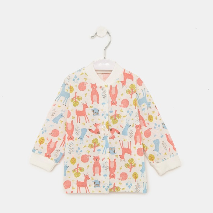 Кофточка детская, цвет молочный, рост 62 см
Кофточка детская, цвет молочный, рост 62 см