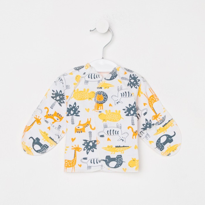 Распашонка детская А.50-2 КТ цвет белый/оранжевый, рост 62
Распашонка детская А.50-2 КТ цвет белый/оранжевый, рост 62