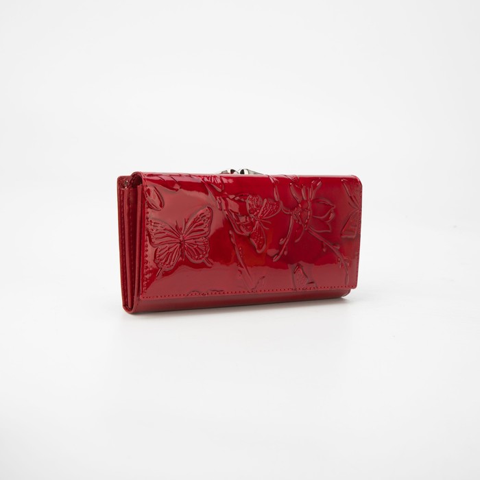 Кошелёк, отдел на магнитах, цвет красный
Кошелёк, отдел на магнитах, цвет красный