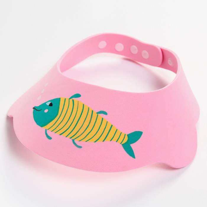 фото Козырек для купания «рыбка», цвет розовый