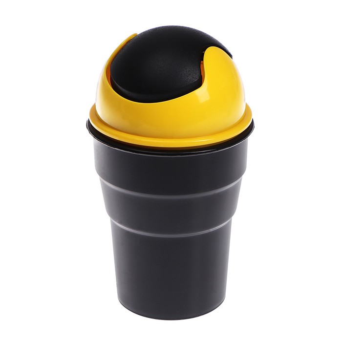 Контейнер для мусора в подстаканник с вращающейся крышкой, микс
Контейнер для мусора в подстаканник с вращающейся крышкой, микс