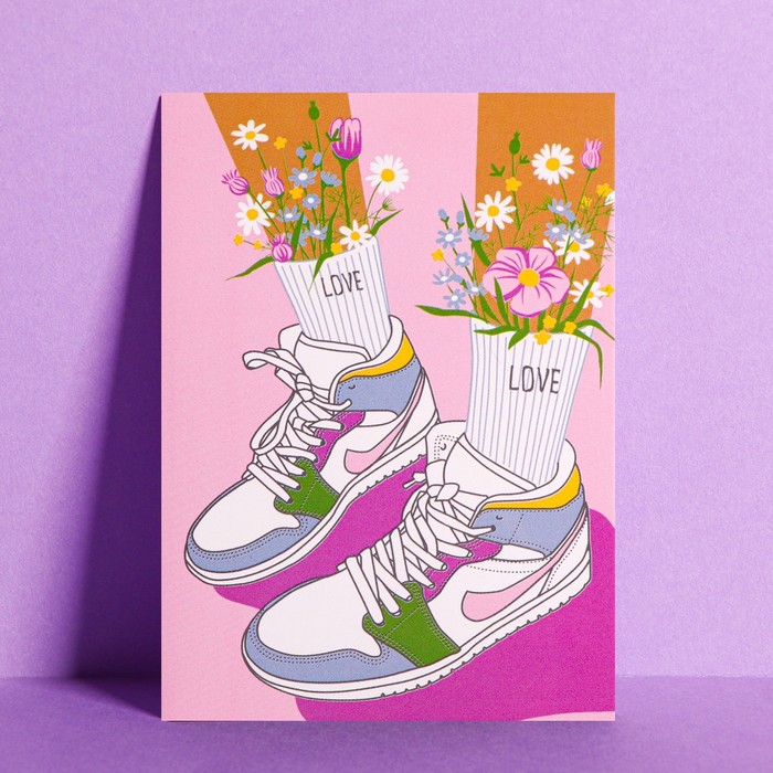 Открытка на каждый день «Любовь», 7,5 × 10 см
Открытка на каждый день «Любовь», 7,5 × 10 см