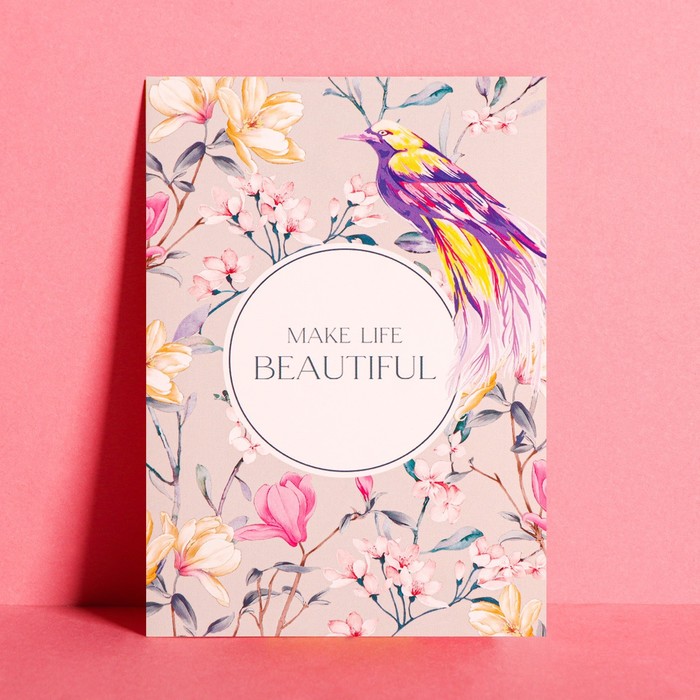 Открытка на каждый день «Твори», 7,5 × 10 см
Открытка на каждый день «Твори», 7,5 × 10 см