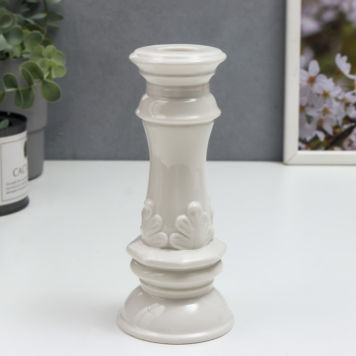 Подсвечник керамика "Листья. Классика" белый 17,2х7,5х7,5 см
Подсвечник керамика "Листья. Классика" белый 17,2х7,5х7,5 см